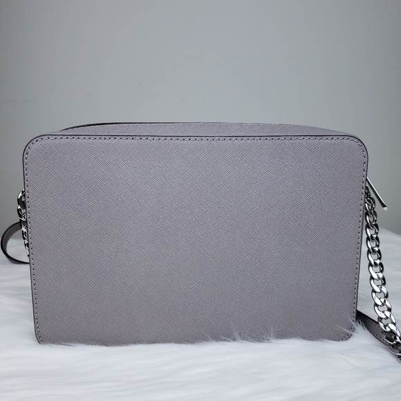 🌺NWT Michael Kors LG EW crossbody bag pearl grey - Picture 4 of 7